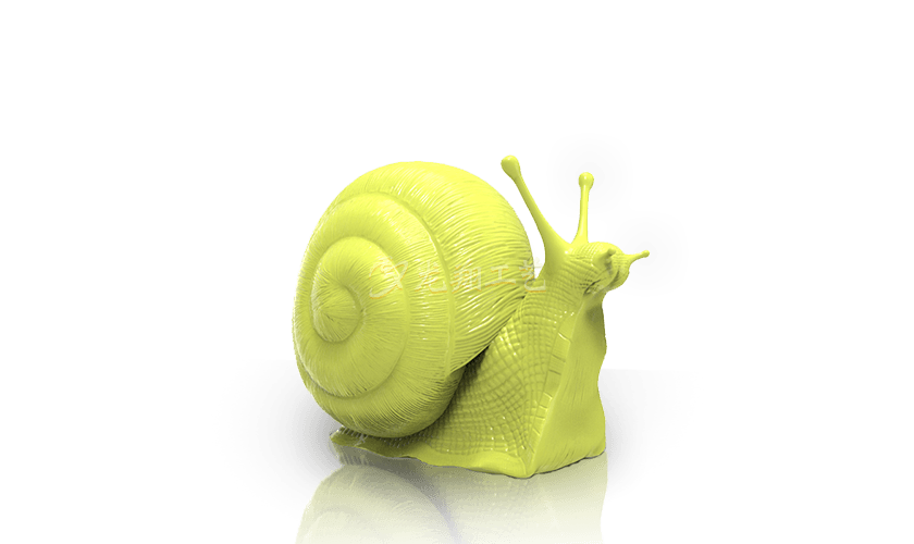 蜗牛动物雕塑